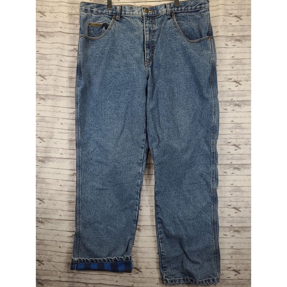 Men's Flannel Lined Jeans Sz‎ 38x32(30) Heavyduty Pants C.E. Schmidt Workwear